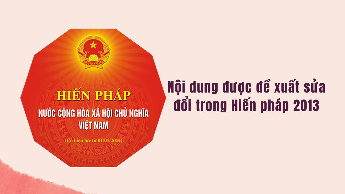 TOÀN VĂN: Dự thảo Nghị quyết sửa đổi, bổ sung một số điều của Hiến pháp 2013